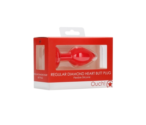 Diamond Heart Butt Plug - Regular