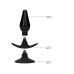 Interchangeable Butt Plug Set - Rounded - Medium
