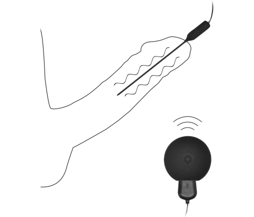 Silicone Rechargeable Vibrating Plug with Remote Control