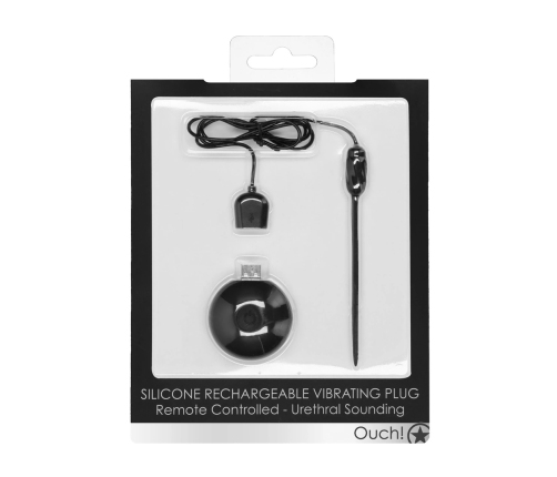 Silicone Rechargeable Vibrating Plug with Remote Control