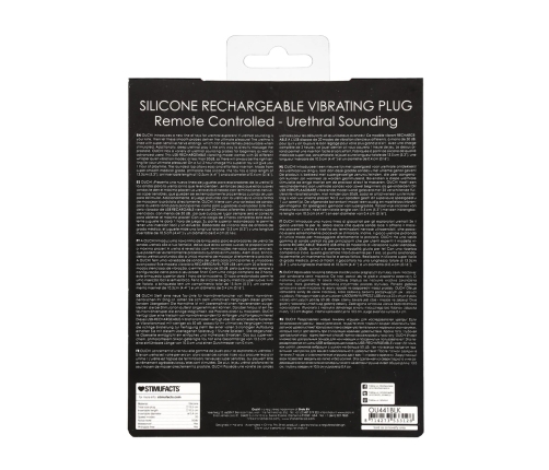 Silicone Rechargeable Vibrating Plug with Remote Control