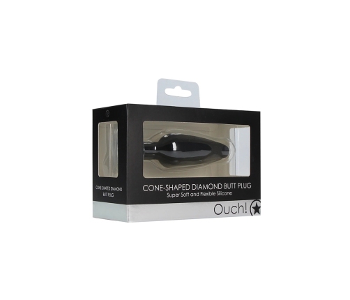 Cone-Shaped Diamond Butt Plug