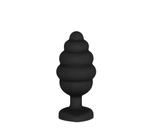Ribbed Diamond Heart Plug - Regular