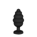 Ribbed Diamond Heart Plug - Regular