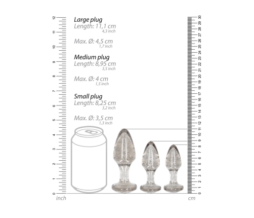 Acrylic Butt Plug Set