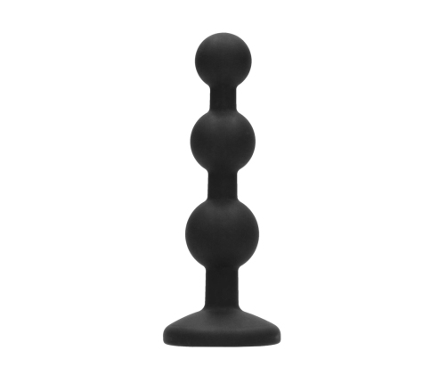 Silicone Beaded Diamond Butt Plug