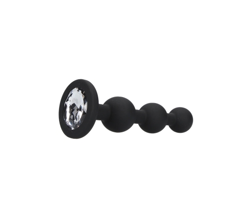 Silicone Beaded Diamond Butt Plug