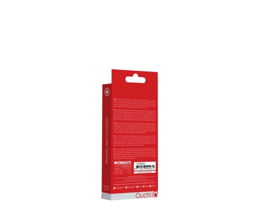 Teasing Wax Candles - 4 Pieces - Red