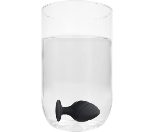 Swirled Butt Plug Set - Black