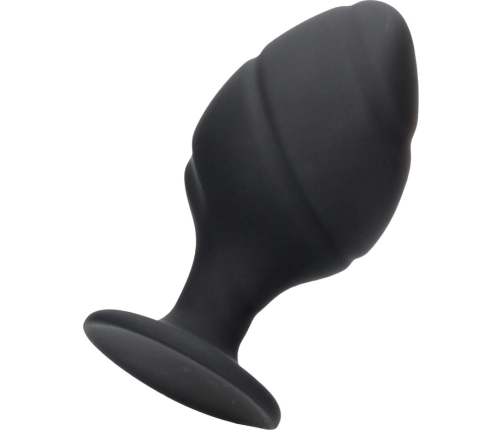 Swirled Butt Plug Set - Black