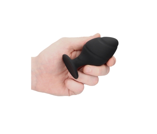 Swirled Butt Plug Set - Black