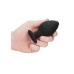 Swirled Butt Plug Set - Black