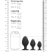 Swirled Butt Plug Set - Black