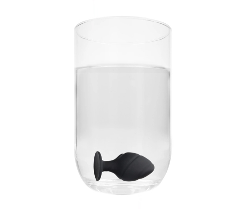 Swirled Butt Plug Set - Black