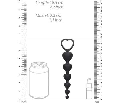 Anal Heart Beads