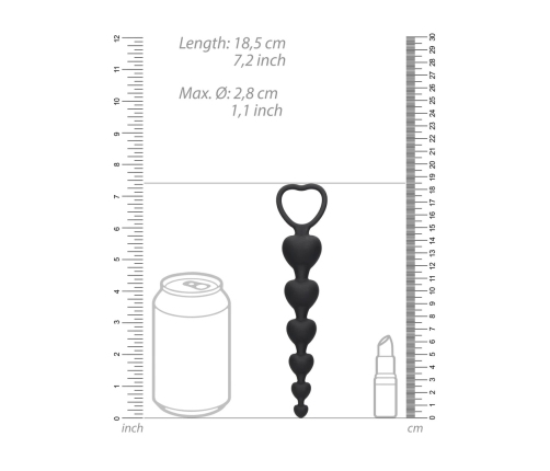 Anal Heart Beads
