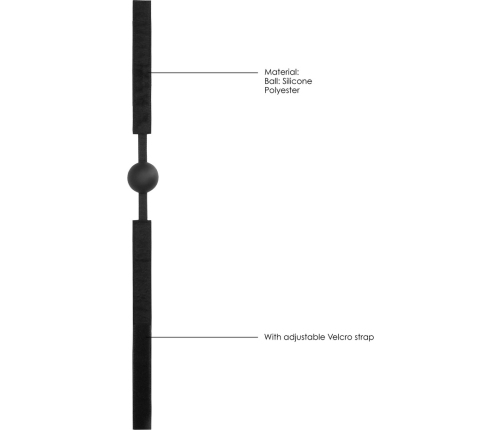 Adjustable Silicone Ball Gag