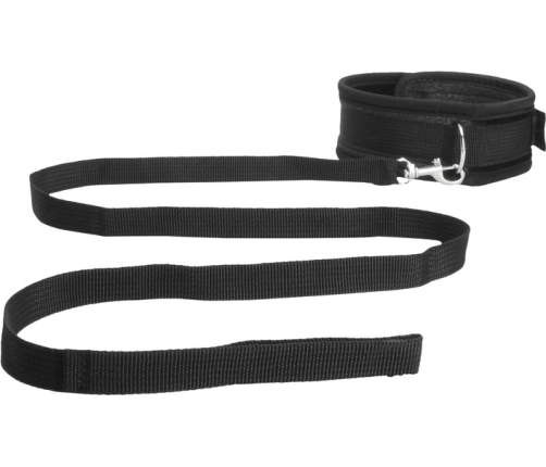 Velvet Adjustable Collar with Leash