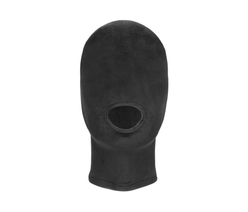 Ouch! Fetish Hood Mask with Mouth Opening - Flexible Universal Fit