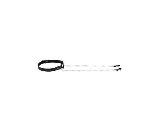 O-Ring Ball Gag with Nipple Clamps