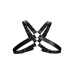 Leather Harness with Large Buckle - One Size