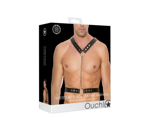 Twisted Bit Leather Harness - One Size