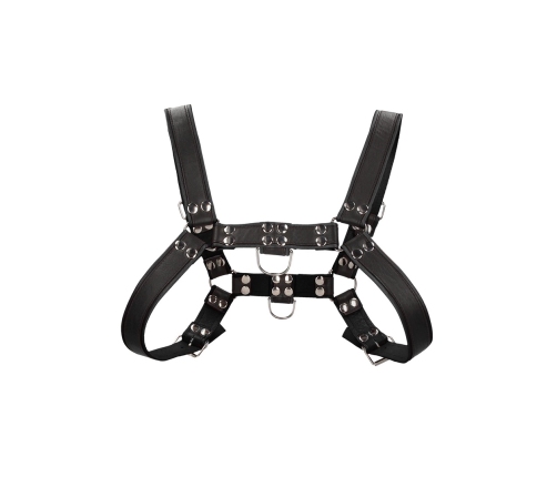 Bulldog Leather Chest Harness - S/M