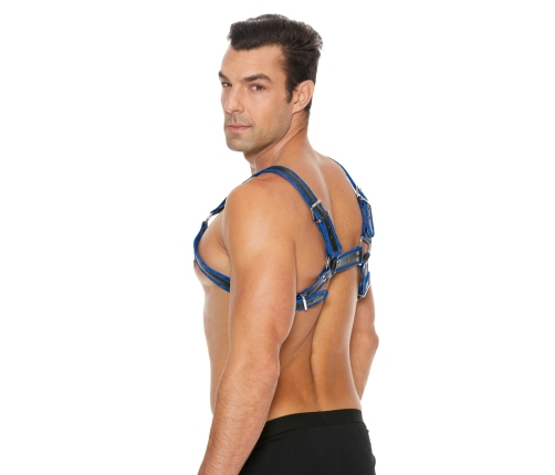 Leather Bulldog Harness with Buckles - L/XL