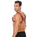 Leather Bulldog Harness with Buckles - L/XL