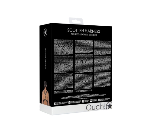 Scottish Leather Harness - S/M