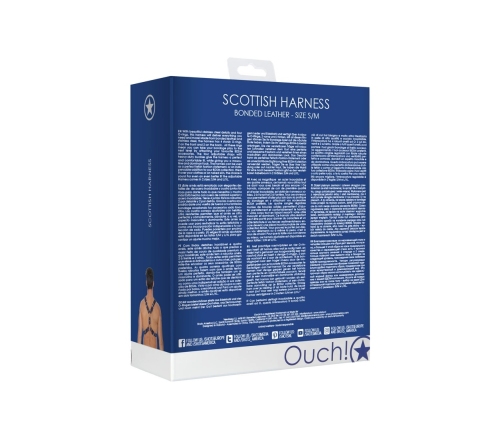 Scottish Leather Harness - S/M