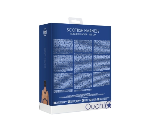 Scottish Leather Harness - S/M