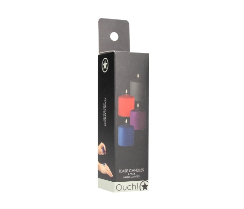 Tease Candles - Mix - 4 Pieces - Multicolor