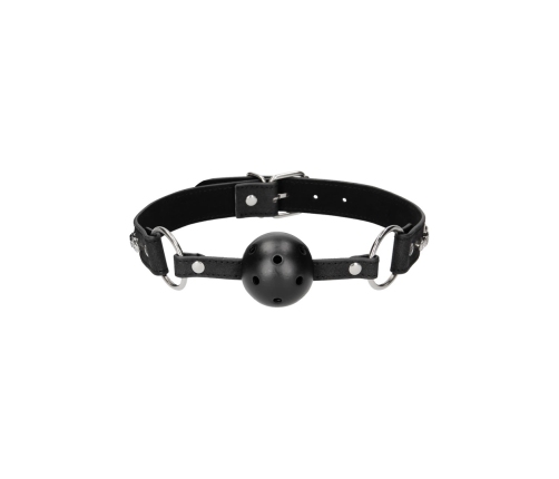 Breathable Ball Gag with with Diamond Studded Straps