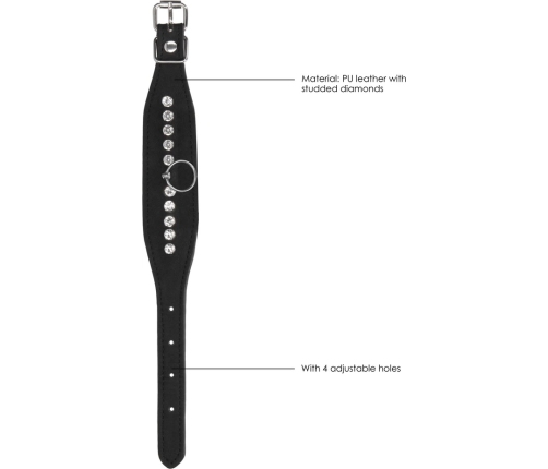 Diamond Studded Wrist Cuffs