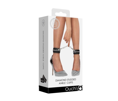 Diamond Studded Ankle Cuffs