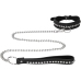 Diamond Studded Collar with Leash