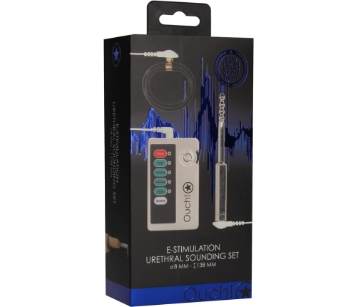 E-Stim Electro Urethral Sounding Set Small - Stainless Steel System