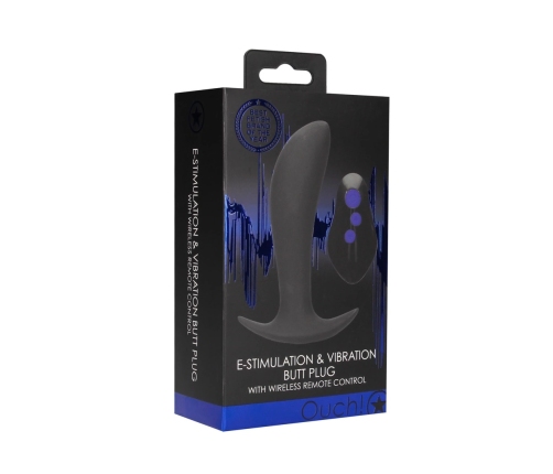 E-stim Vibrating Butt Plug
