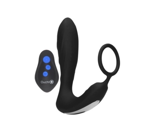 E-stim Vibrating Butt Plug  Cockring