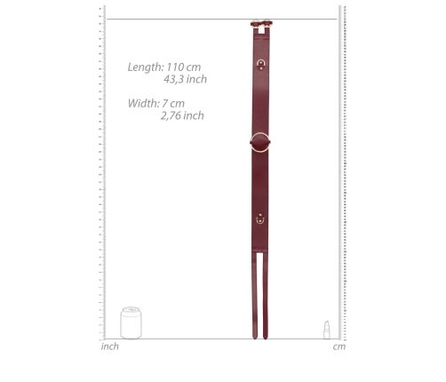Waist Belt with Bondage Rings - L/XL