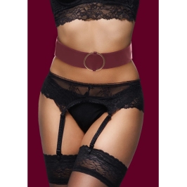 Waist Belt with Bondage Rings - L/XL