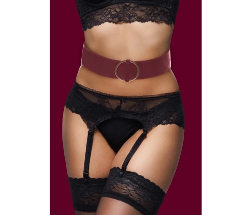 Waist Belt with Bondage Rings - L/XL