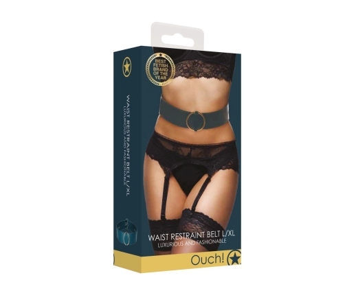 Waist Belt with Bondage Rings - L/XL