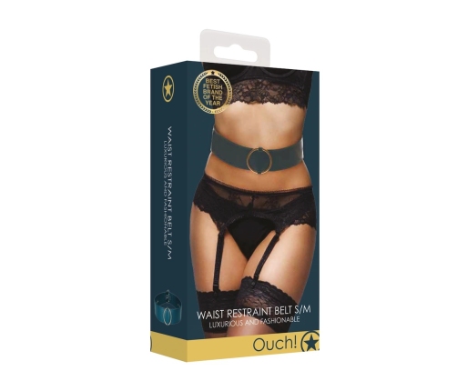 Waist Belt with Bondage Rings - S/M