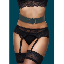 Waist Belt with Bondage Rings - S/M