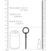 Silicone Penis Plug - 0.3 / 7 mm