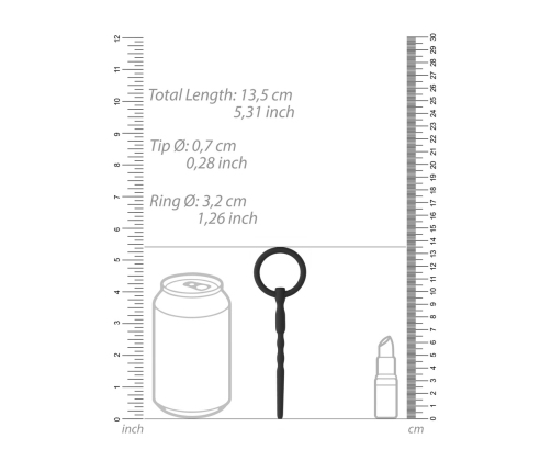 Silicone Penis Plug - 0.3 / 7 mm