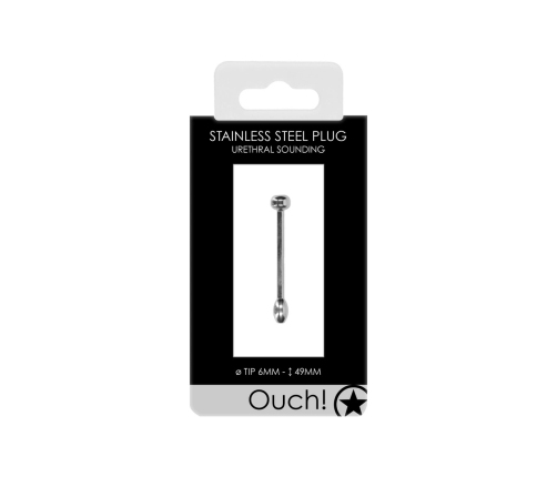 Metal Penis Plug - 0.2 / 6 mm