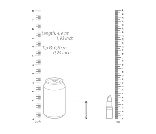 Metal Penis Plug - 0.2 / 6 mm
